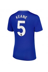 Everton Michael Keane #5 Fotballdrakt Hjemme Klær Dame 2024-25 Korte ermer